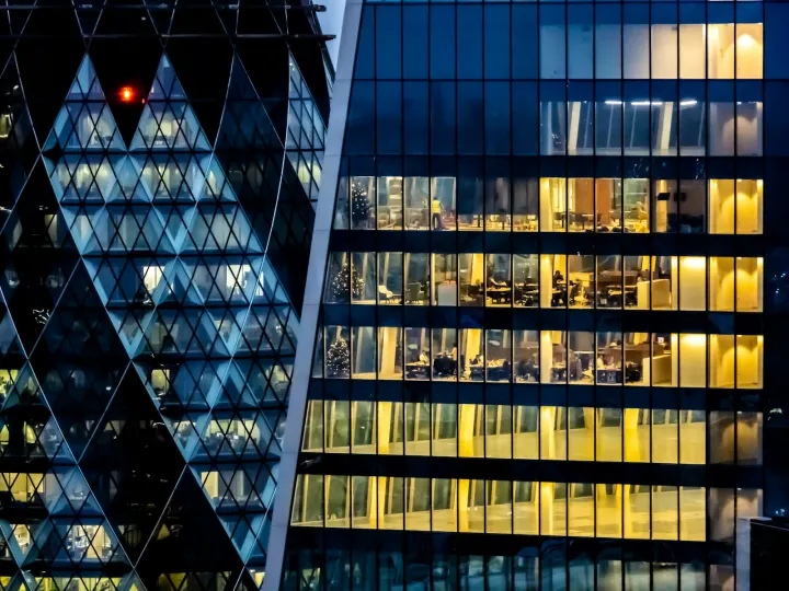 Close-up photo of high-rise building